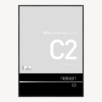 C2 Noir mat brossé 84,1 X 118,9 cm