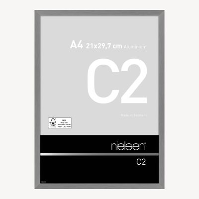 C2 Gris mat brossé 21 x 29,7 cm