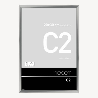 C2 Argent poli 20 x 30 cm