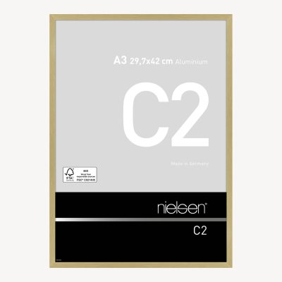 C2 Or mat brossé 29,7 x 42 cm