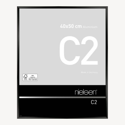 C2 Noir anodisé 40 x 50 cm