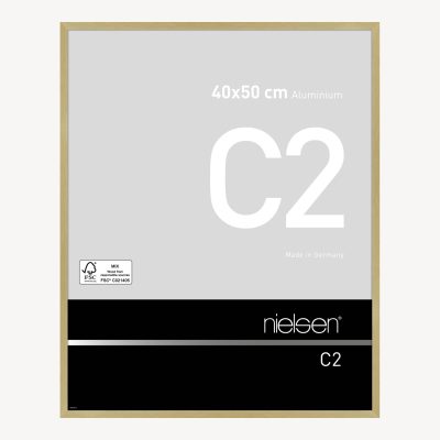 C2 Or mat brossé 40 x 50 cm