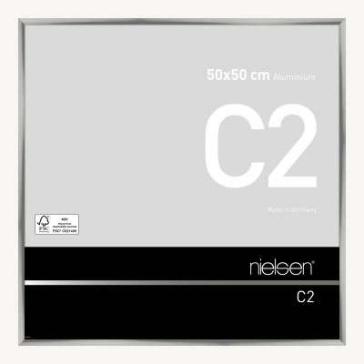 C2 Argent poli 50 x 50 cm