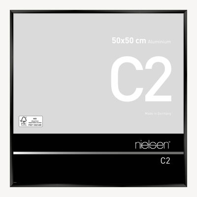 C2 Noir anodisé 50 x 50 cm