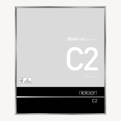 C2 Argent poli 50 x 60 cm