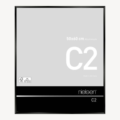 C2 Noir anodisé 50 x 60 cm