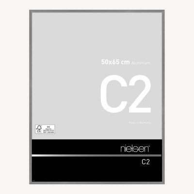 C2 Gris mat brossé 50 x 65 cm