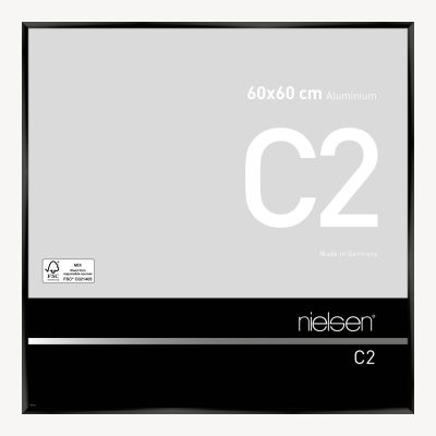 C2 Noir anodisé 60 x 60 cm