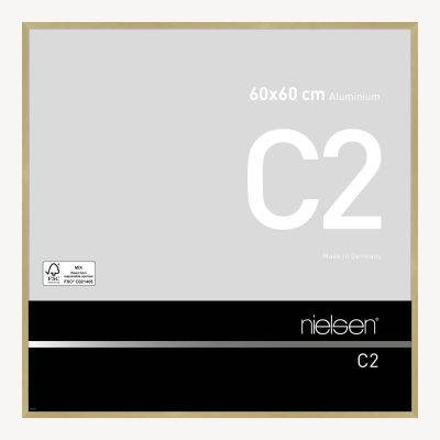 C2 Or mat brossé 60 x 60 cm