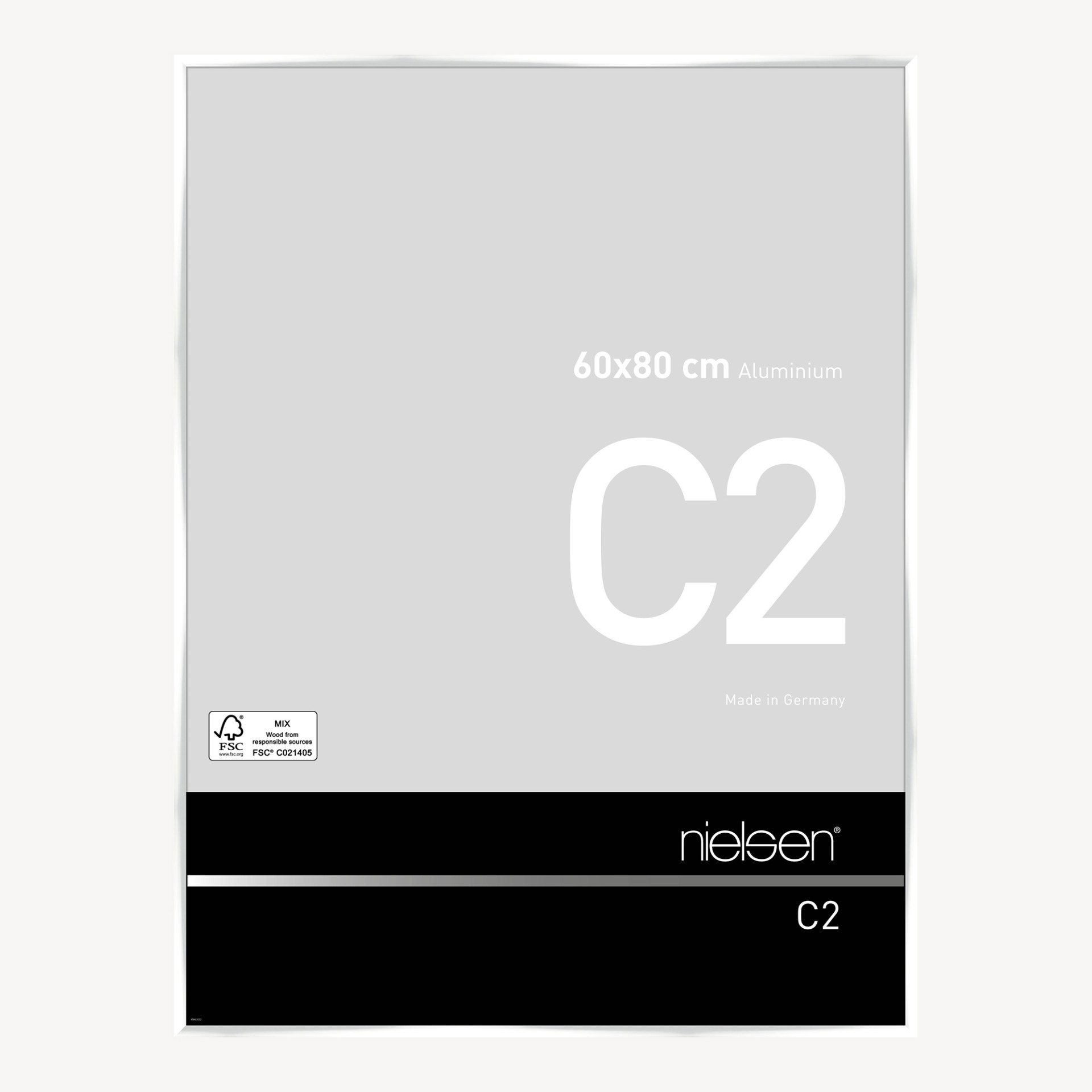 C2 Blanc brillant 60 x 80 cm