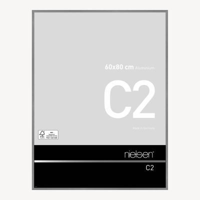 C2 Gris mat brossé 60 x 80 cm