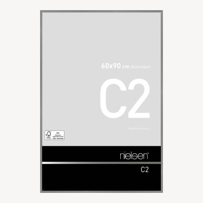 C2 Gris mat brossé 60 x 90 cm