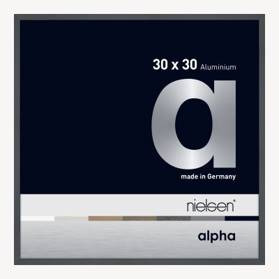 Alpha Gris ardoise 30 x 30 cm