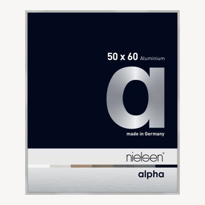Alpha Argent mat 50 x 60 cm