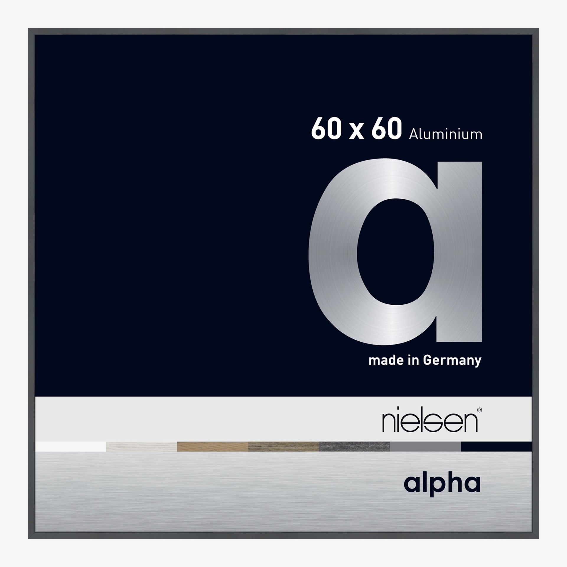 Alpha Gris ardoise 60 x 60 cm