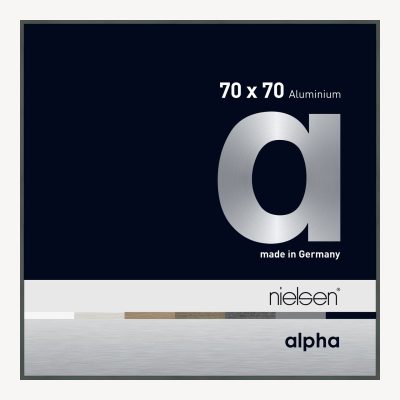 Alpha Platine 70 x 70 cm