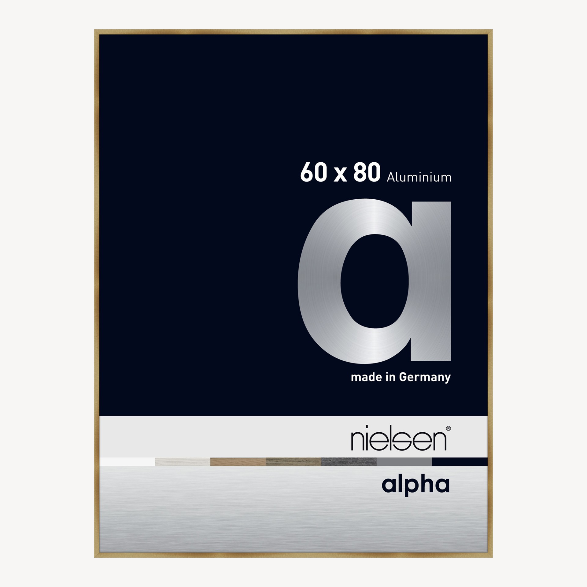 Alpha Ambre brossé 60 x 80 cm