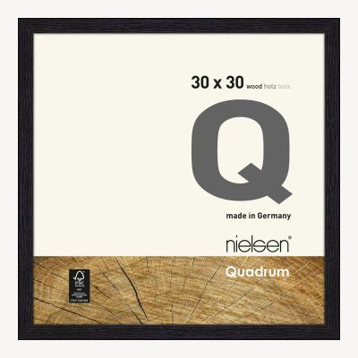 Quadrum Noir jais 30 x 30 cm