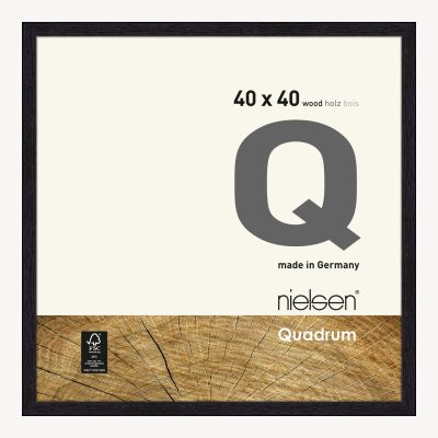 Quadrum Noir jais 40 x 40 cm